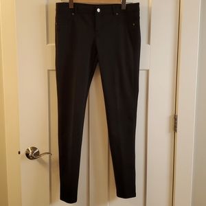 New York and Company Stretch Leeging Pants Sz 6 Black ⚫️